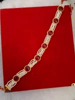 Royal Red Stone Pearl Mehri - Image 2