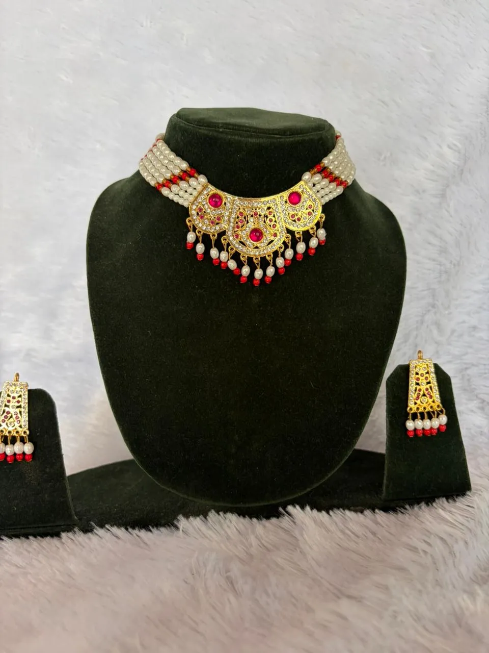 JB119.1 Premium Pearl Beaded Layered Set for Women - Image 1