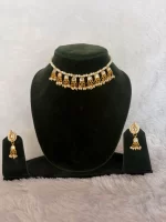 Classic Pearl & White Kundan Neckset - Image 2