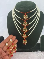 Premium Multi-Layer Pearl Traditional Set - Image 2
