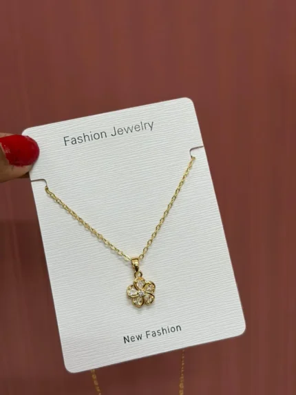 Antitarnish Floral Design Chain Waterproof