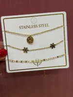 Antitarnish 3 Layer Bracelet Waterproof