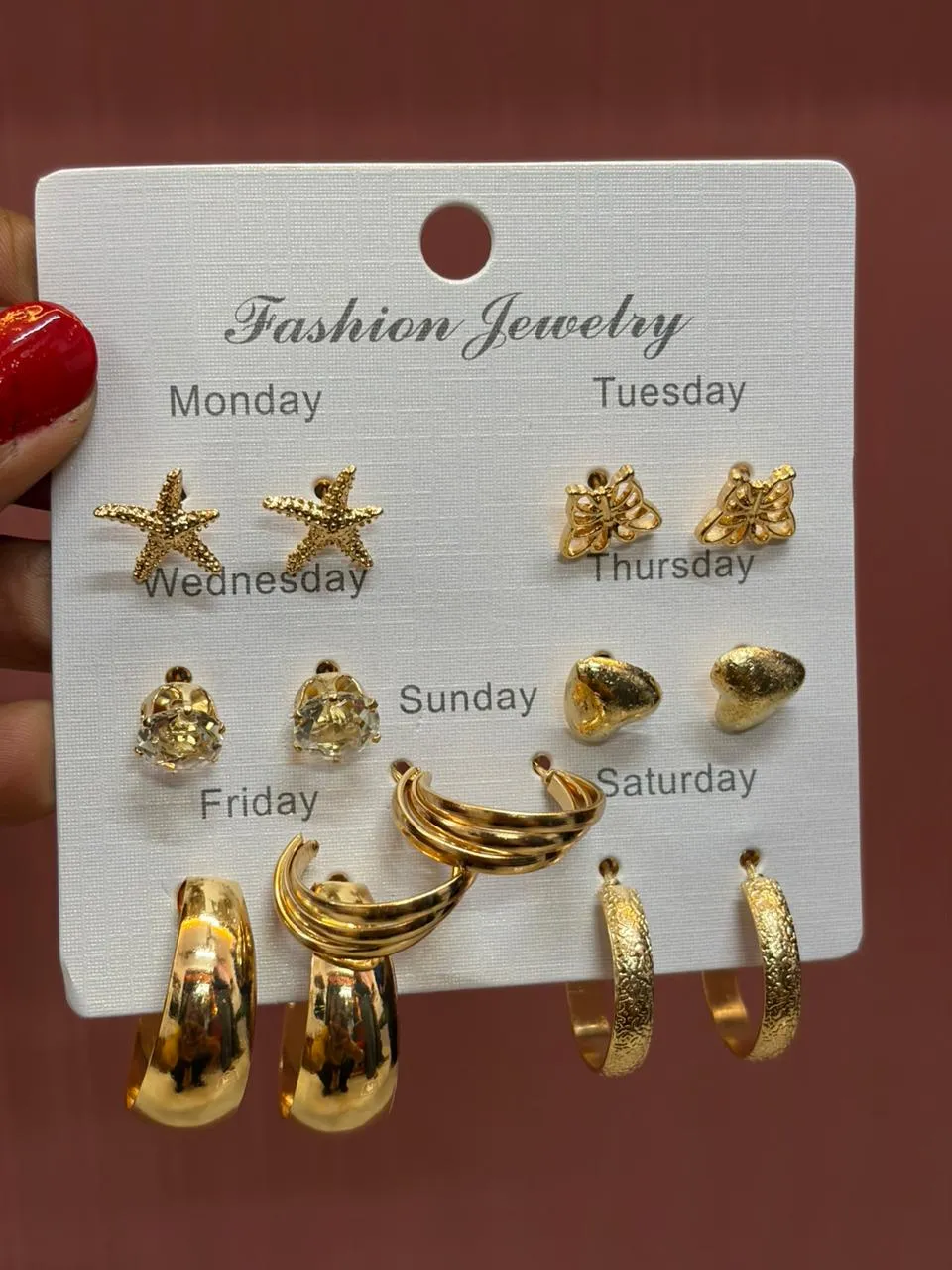 JB234.1-1.webp Viral Earring Combo Card (Not Antitarnish) - Image 1