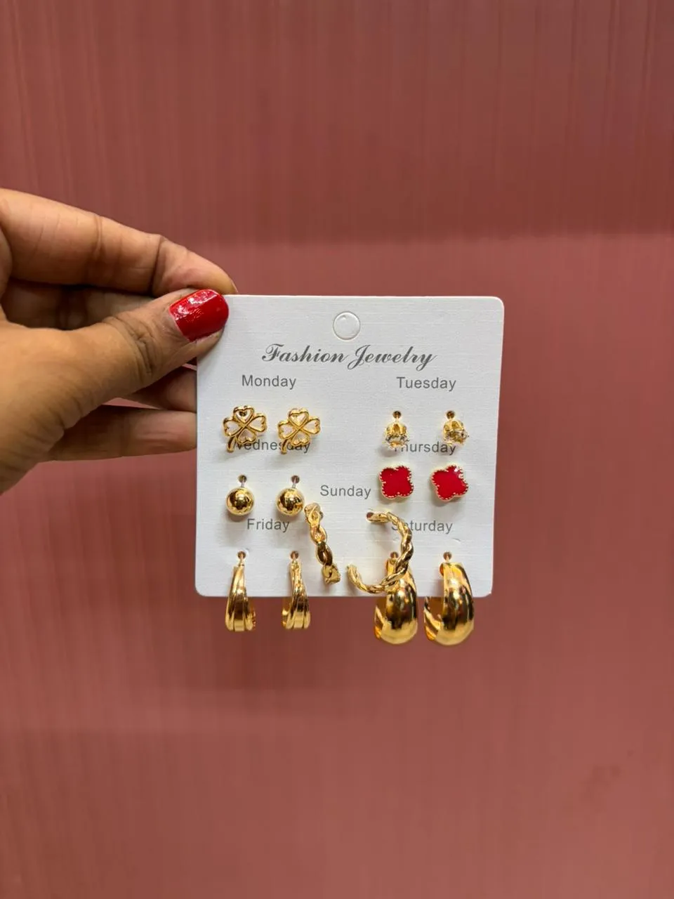 JB236.1-1.webp Viral Earring Combo Card (Not Antitarnish) - Image 1