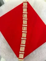 Traditional Pearl Shishful Mehri with Stone Detailing - Image 2