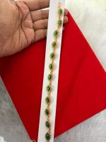 Traditional Green Kundan Shishful Mehri - Image 2