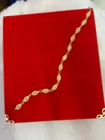 Traditional Minimal White Kundan Shishful Mehri