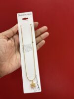 Anti tarnish pink diamond chain