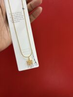 Anti tarnish pink diamond chain - Image 2