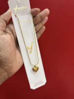 Anti tarnish heart chain - Image 2